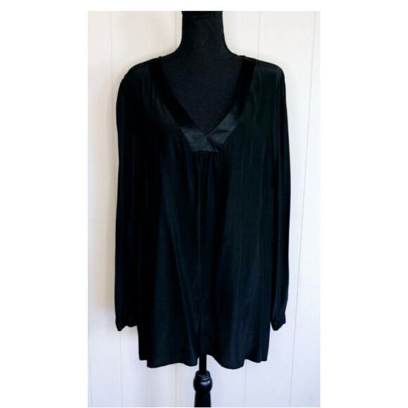 Semantiks 100% Silk Long Sleeve Blouse XL Ladies - Picture 1 of 4